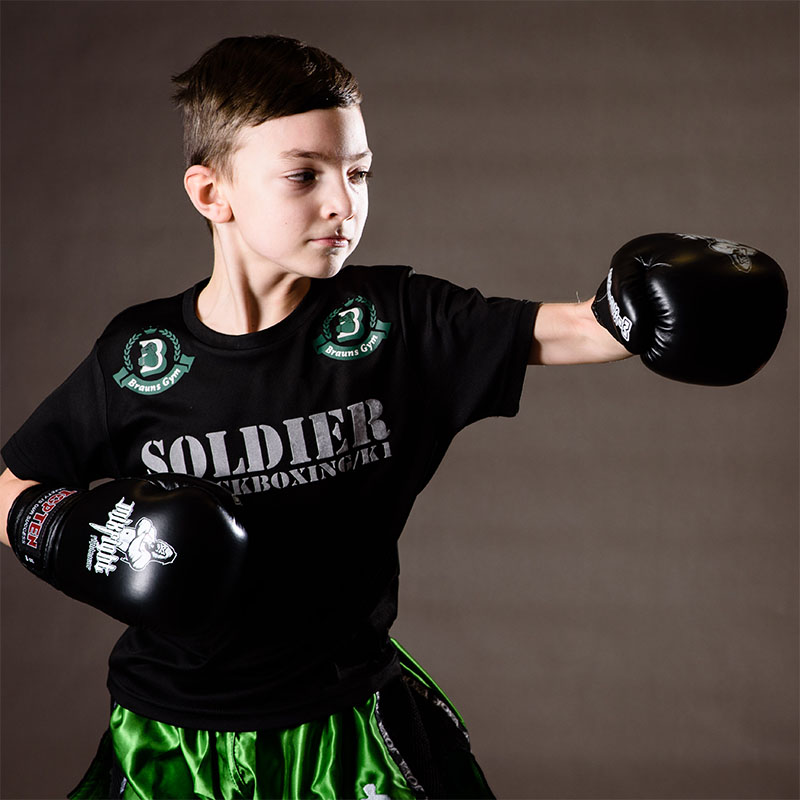 Kinder-Kickboxer von Brauns Gym