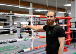 Vor dem Ring in Brauns Gym