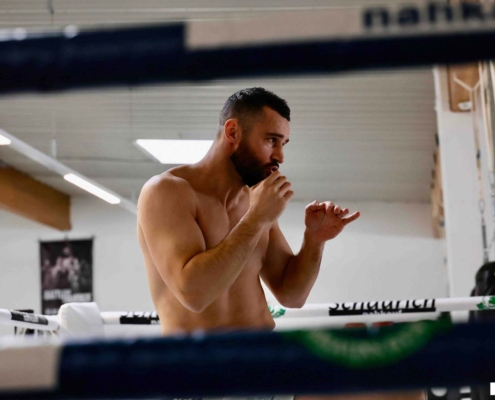 Einzeltraining im Ring bei Brauns Gym